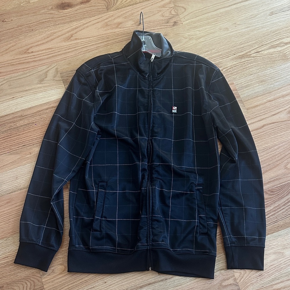 Ecko Unlimited Black Grid Pattern Jacket